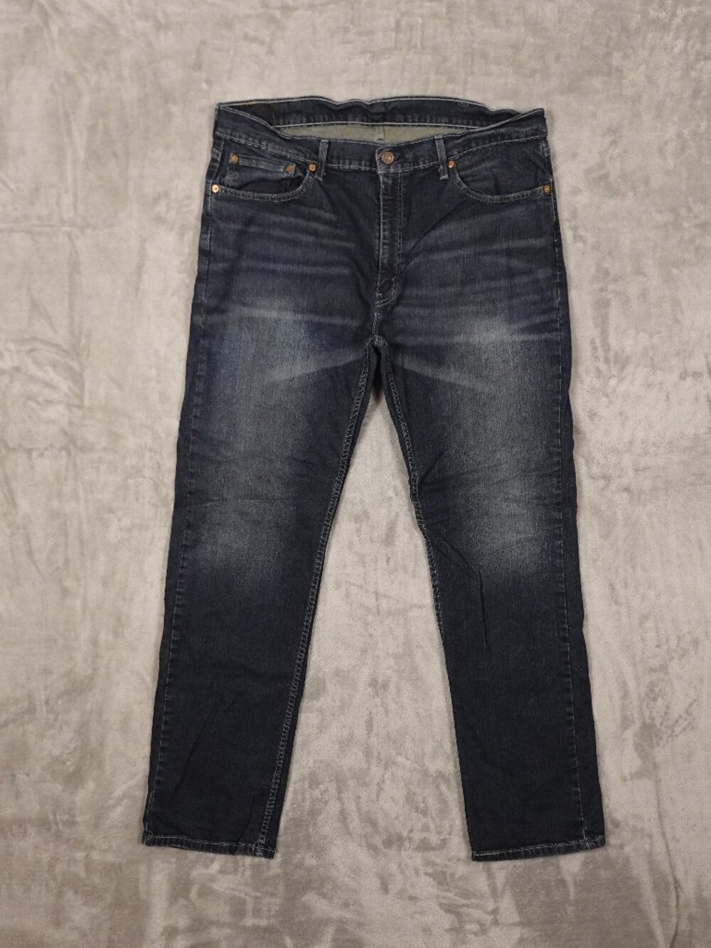 Levi's 559 Relaxed Straight‎ Jeans Men's 38x34 Dark Wash Stretch Denim